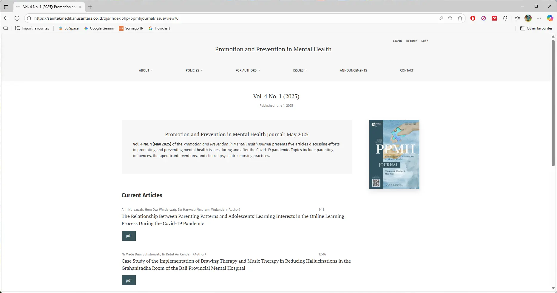 Promotion and Prevention in Mental Health (PPMH) screenshot 1