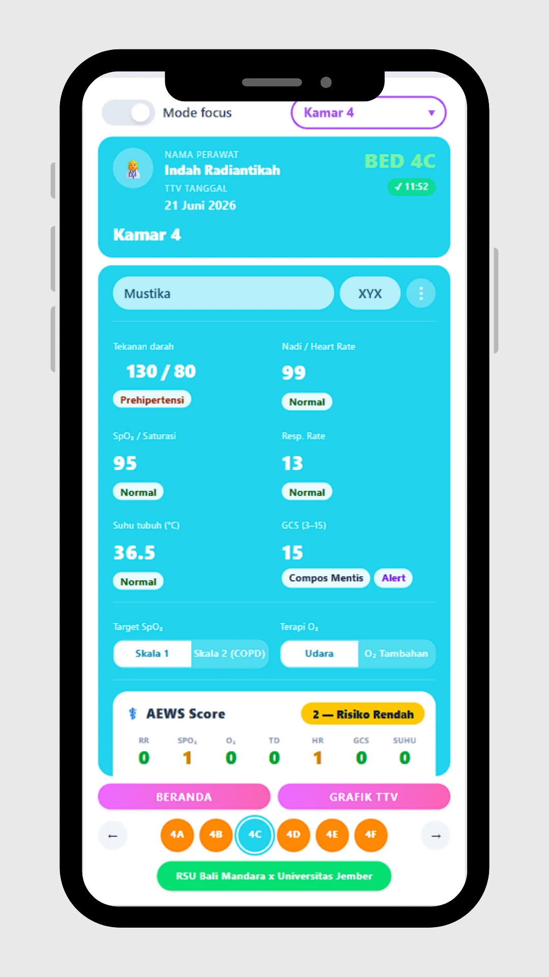 Vista (Vital Signs Instant Access) screenshot 4