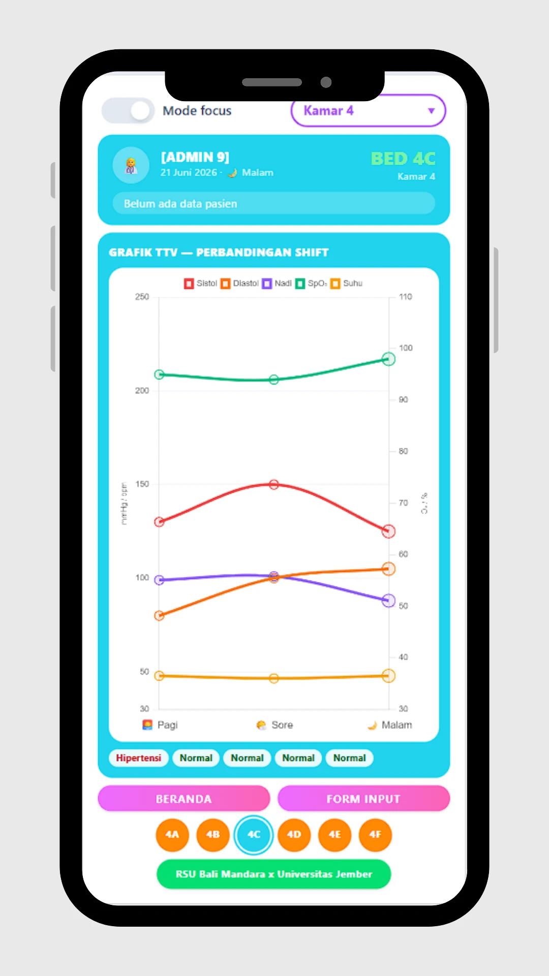 Vista (Vital Signs Instant Access) screenshot 5