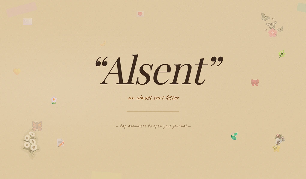 Alsent — An Almost Sent Letter screenshot 4